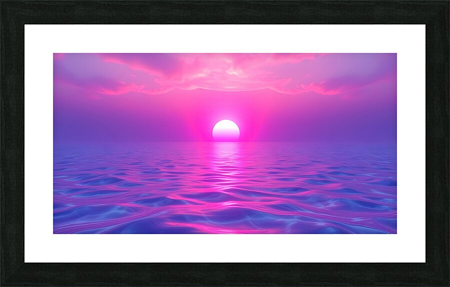 Vibrant Sunset Dream Picture Frame print