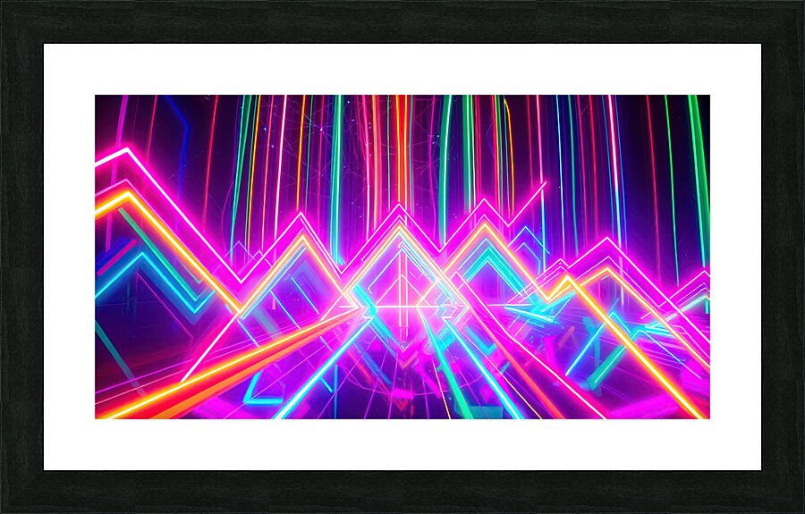 Triptronic Flux Picture Frame print
