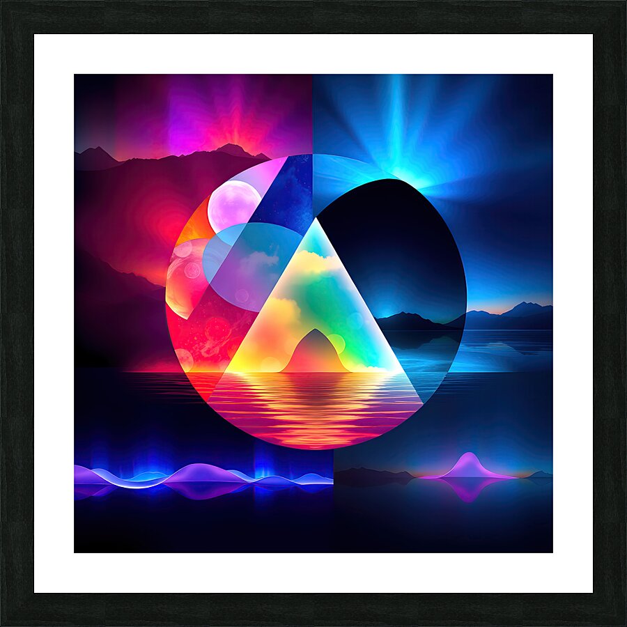 Bursts of Radiance Picture Frame print