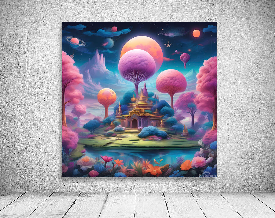 Cotton Candy Land Castle Wall Preview