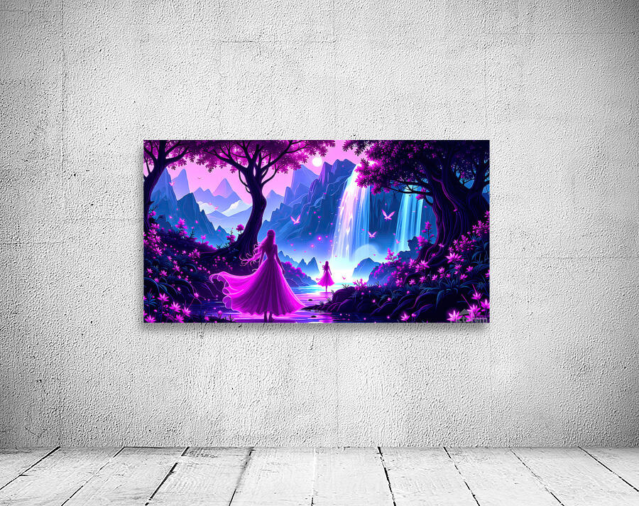 Elven Enchanted Forest Wall Preview