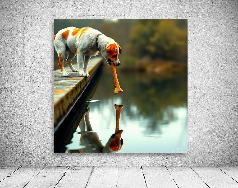 Greedy Dog Wall Preview