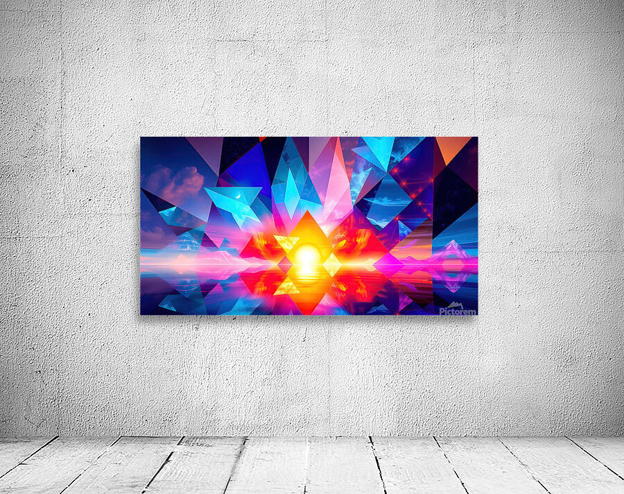 Prismatic Fire Burst Wall Preview