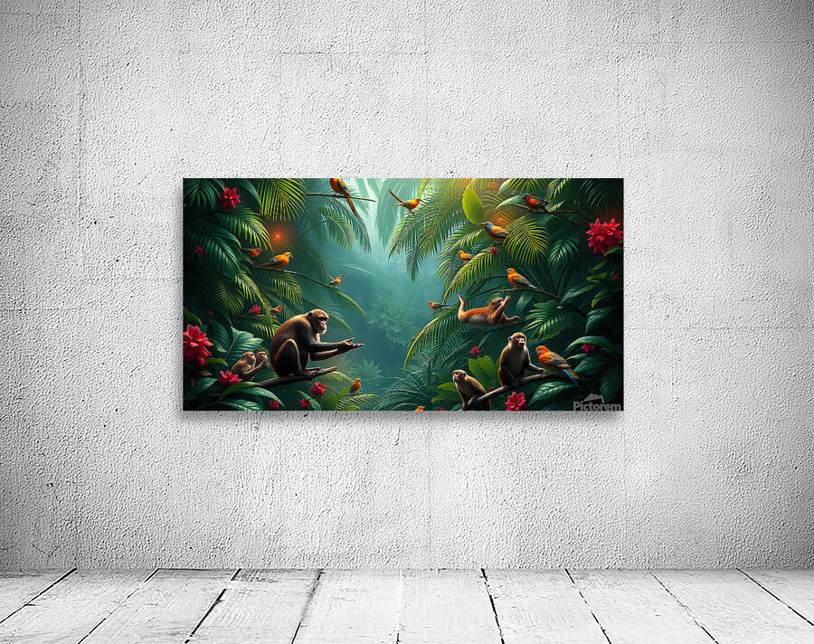 Monkeying Around Wall Preview