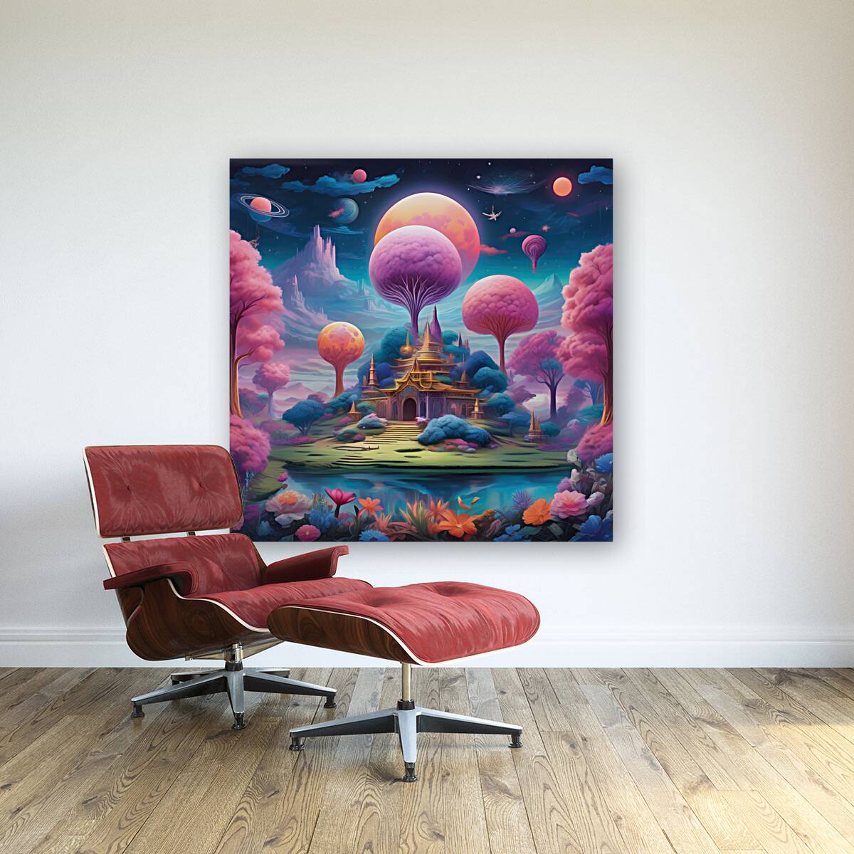 Cotton Candy Land Castle Reproduction