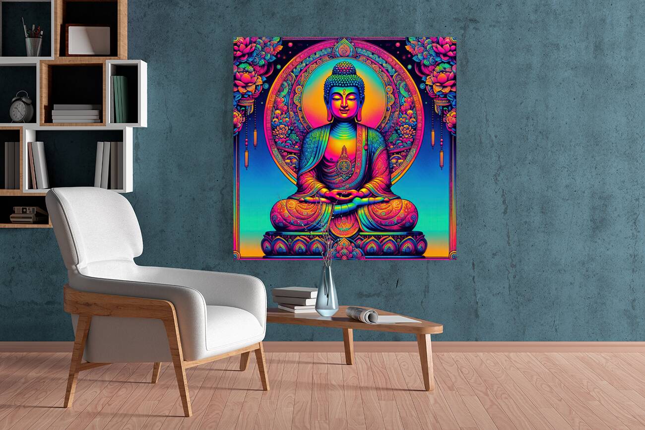 Buddha Meditating Reproduction