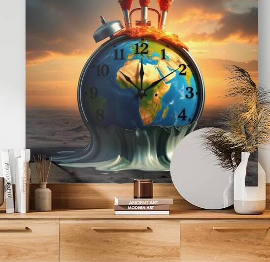 Earth s Time Melting Away by Adam Holms