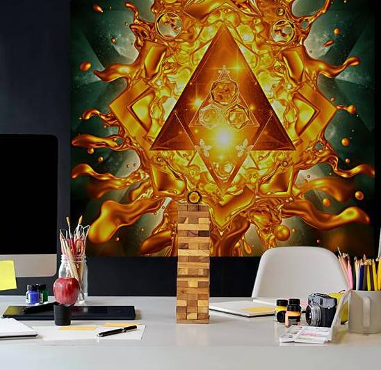 Golden Emerald Triangle by Adam Holms