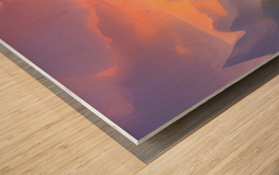 Magical Castle Wood print