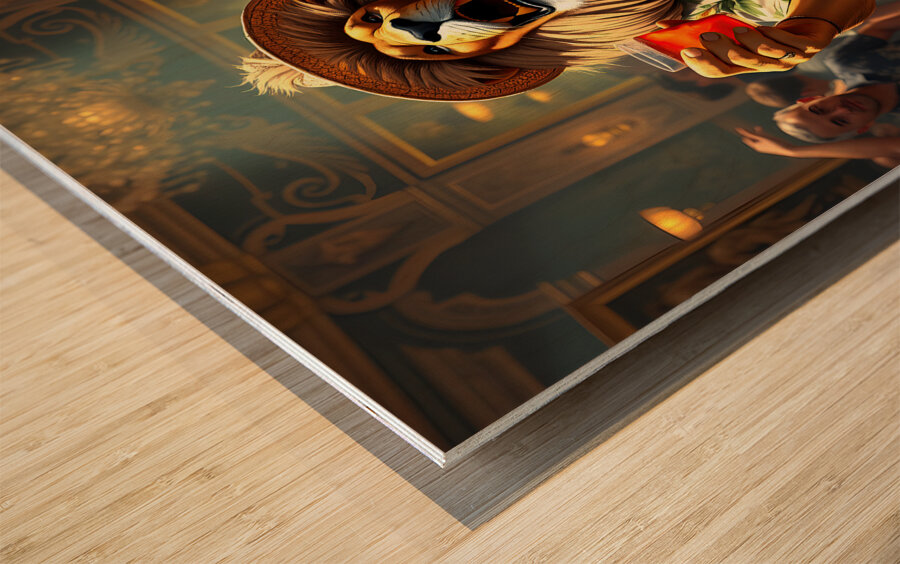 Party Animal Wood print