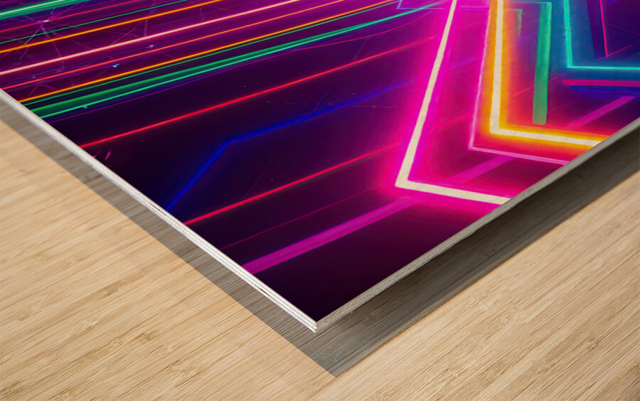 Triptronic Flux Wood print